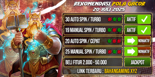 Bahantoto | Pola Gacor Hari Ini